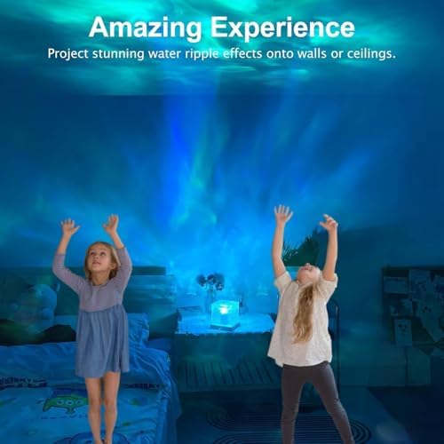YXQUA Cube Ocean Wave Projector, 16 Colors Northern Lights, Rechargeable - Image 6
