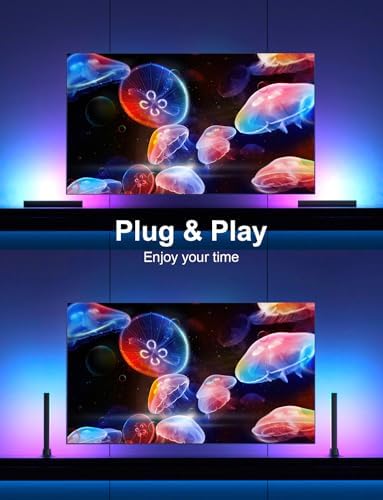 RGB Light Bar, LED Light Bar, APP Control USB Powered, Color Changing TV Backlight Music Sync Ambient Lighting for Room PC Monitor Gaming Party Desk - Image 5