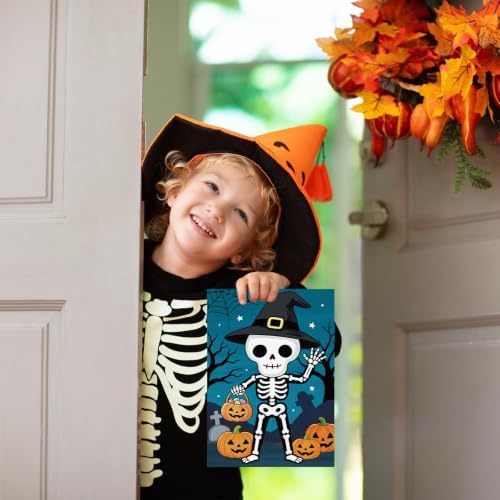 Louise Maelys 12 Pack Halloween Pre Drawn Canvas to Paint for Kids - Image 6