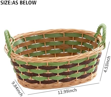 Kingwillow Oval Wicker Basket With Handle (Large Size) - Image 6