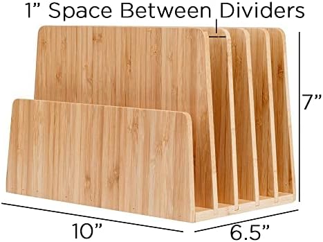 MobileVision Bamboo Multi Device Organizer for Smartphones, Tablets and Laptops, 5 Slots - Image 2