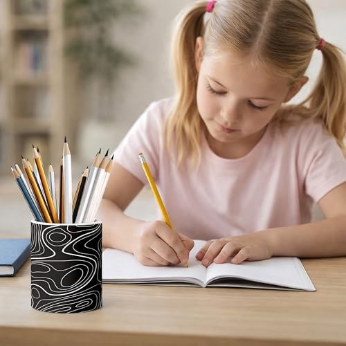 Ceramic Pen Holder Desk Accessories Brush Holder Pencil Holder Organizer - Image 6