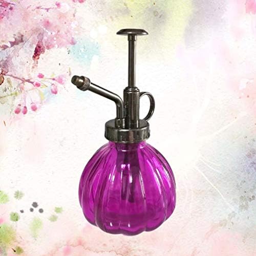 Halloween Pumpkin Glass Watering Can Vintage Purple for Flowers Plants - Image 4