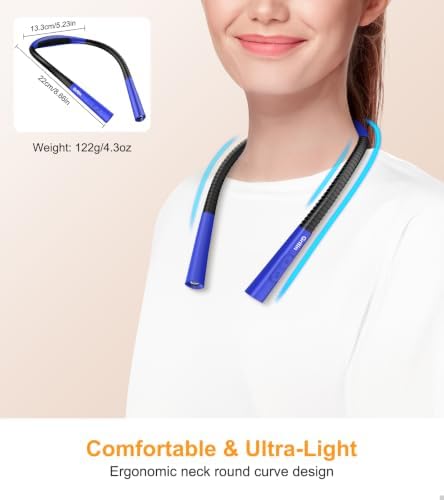 Gritin Book Light, Eye Caring 4-Color&5-Brightness Neck Light Reading Light - Image 5