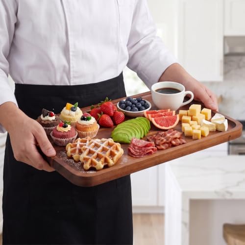 Large Wooden Tray and Platter, Large Charcuterie Boards, 16"x10" - Image 5