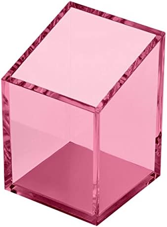 OfficeGoods Acrylic Pen and Pencil Holder, Pink by OfficeGoods
