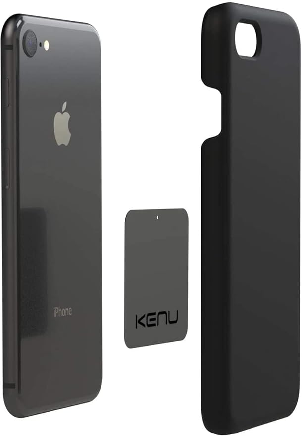 Kenu Airbase Magnetic Dashboard and Windshield Car Phone Holder Mount, Magnetic Cell Phone Holder with 360-Degree Pivot and Strong Suction Cup, Compatible with Latest iPhones, Samsungs, and Androids