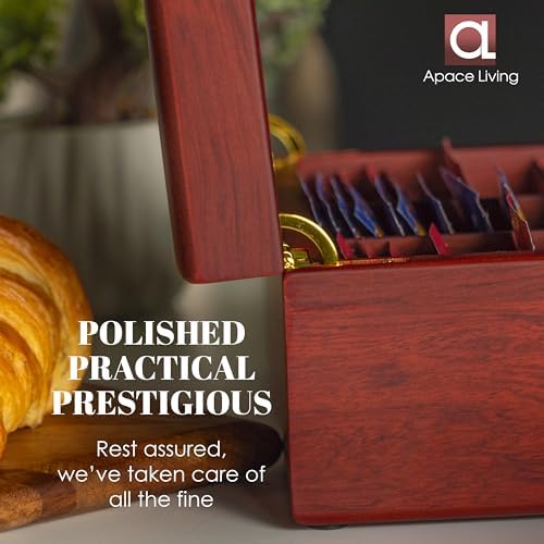 Tea Box - Luxury Wooden Tea Bag Organizer from The Apace Premier Collection - Image 2