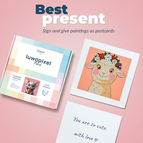 LuwoArte 6 Pack Cute Animals Diamond Art Kits for Adults Beginners - Image 5