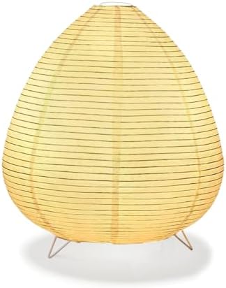 YY YEARCHY Rice Paper Table Lamp 12.6" Tall Desk Top by YYYEARCHY