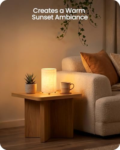 Small Table Lamps Set of 2, 8.1" Bedside Lamps Set 2 for Bedroom - Image 2