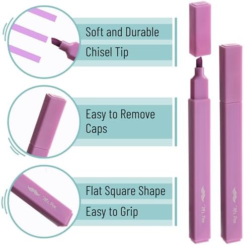 Mr. Pen- Aesthetic Highlighters No Bleed, 10 Pack, Assorted Colors | Chisel Tip, Cute Highlighters Assorted Colors for Journaling, Highlighting, Underlining, Fast Dry, Back to School Supplies - Image 4