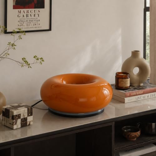 Orange Donut Table Lamp,Ambient Lighting Lamp,Aesthetic Room Decor - Image 4