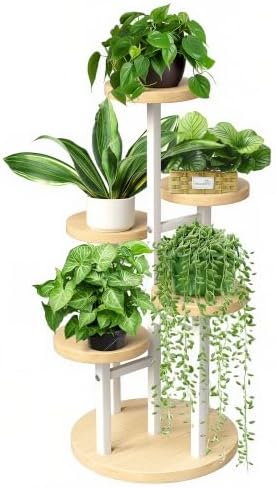 GEEBOBO 5 Tier Plant Stand Indoor by GEEBOBO