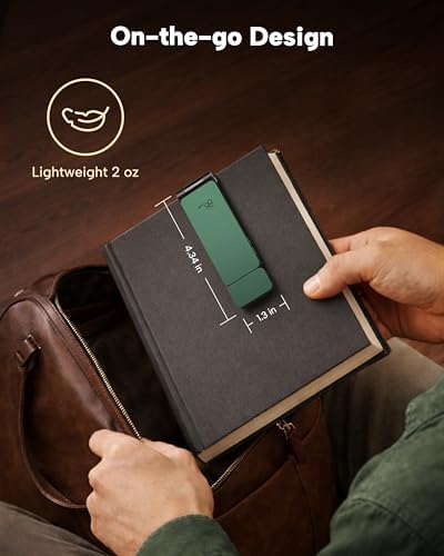 86lux Book Light, Rechargeable Clip-On LED Reading Light for Bed - Image 6
