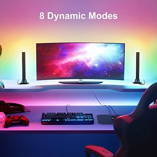 RGB Light Bar Music Sync RGB IC LED Lights Bars USB Powered Remote Control - Image 6