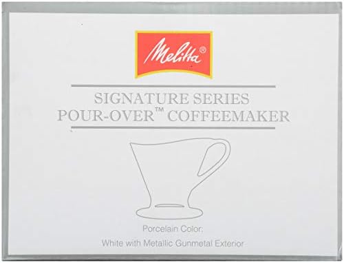 Melitta Signature Series 1 Cup Pour-Over Coffee Brewer, Gunmetal Gray - Image 5