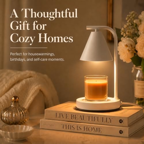 White Candle Warmer Lamp, Electric Candle Lamp Warmer Birthday for Women - Image 6