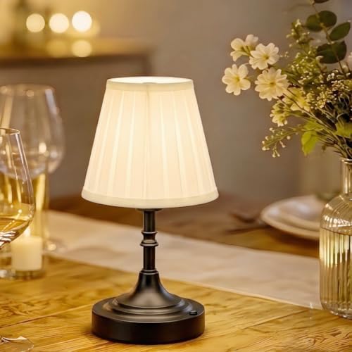 Balck Small Cordless Table Lamp Rechargeable - Kitchen Countertop Tabletop by Unknown
