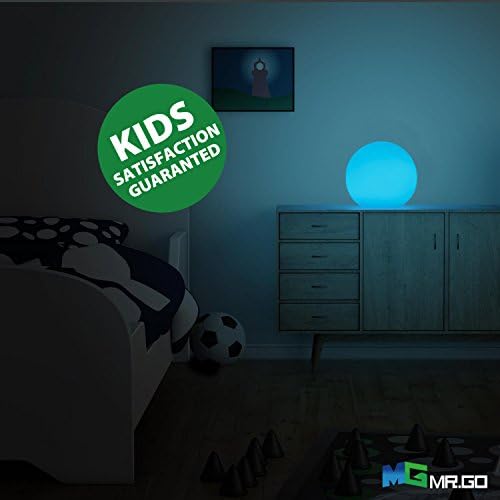 Mr.Go 6-inch RGB Color-Changing LED Globe Orb Light w/Remote Mood Lamp Ball - Image 4