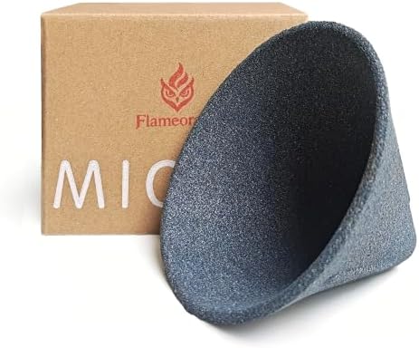 Ceramic Stone Material One-piece Baked Non-porous Tea Strainer - Loose Tea Straining Stepper - Coffee Precision Filter - Good Companion for Teapots (L) by Unknown
