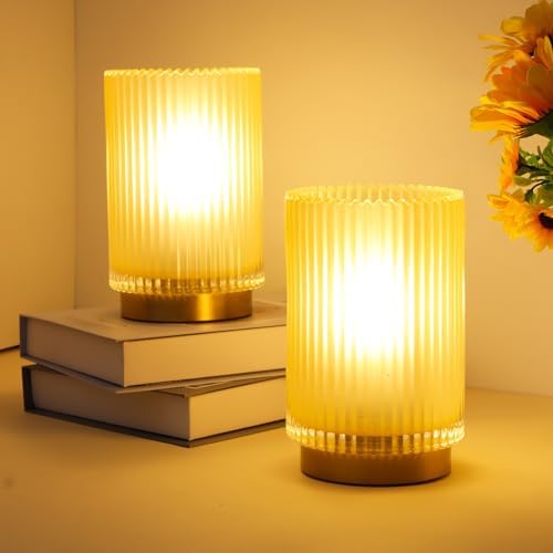 Cordless Table Lamp with Timer, Bedside Lamps with LED Warm Light - Image 7