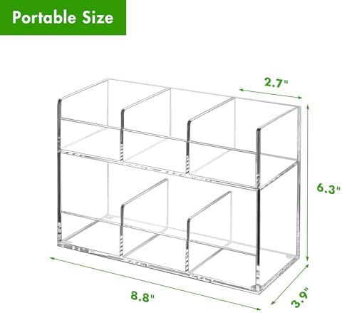 BEYGORM Acrylic Tea Bag Organizer, Countertop Display Holder for Tea Packet - Image 6