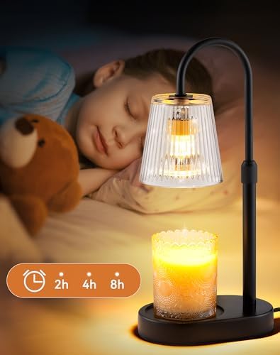 Candle Warmer Lamp with Timer Dimmable - Birthday Gifts for Women Mom House Warming New Home Decor Wax Melt Warmer for Jar Candles - Image 5