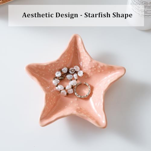 Jewelry Dish Decorative Ring Tray, Ceramic Small Cute Trinket Tray 4.92" - Image 6
