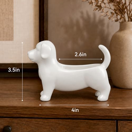 Dog Mom Gifts for Women - Ceramic Dog Ring Holder Dish for Jewelry - Image 2