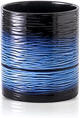 Nihow Ceramic Self Watering Plant Pot for Indoor Plants, 6 Inch,Blue by Nihow