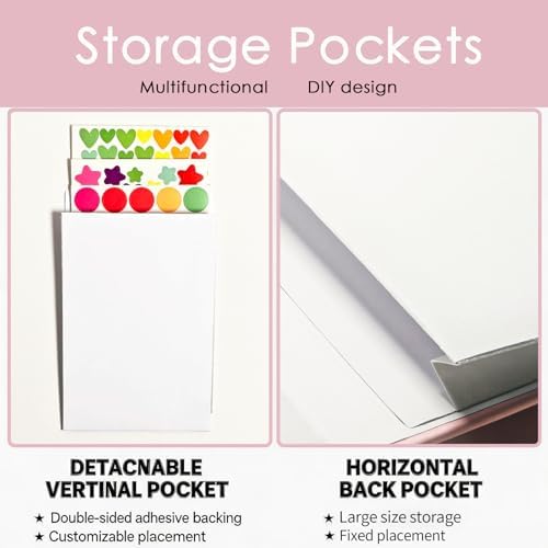 A5 Dotted Journal Starter Kit with Stencils and Stickers, Hardcover Dot Grid Notebook with 120 GSM Paper, Index Tabs and Date Stickers for Journaling, Study and Work,Pink - Image 2