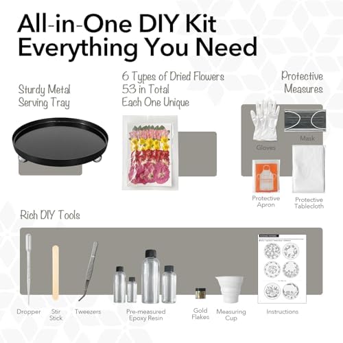 Auraeve All-in-One Craft Resin Tray Kit for Adults, Gift for Women - Image 2