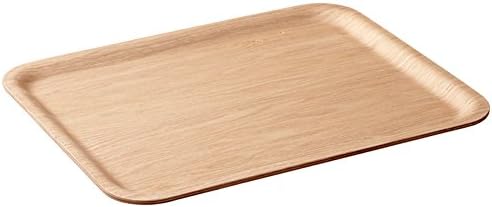 KINTO Nonslip Rectangular Willow Tray, 14.2 inch, Set of 6 by Unknown