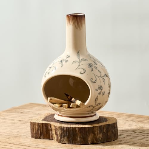 Handmade Ceramic Incense Holder,Palo Santo Holder for Burning,Sage Burner by SIDUCAL