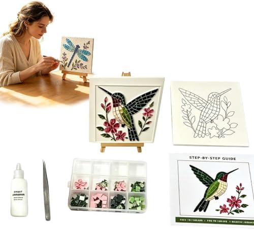 Watering Can Mosaic Art Kit, DIY Garden Craft Set for Adults and Beginners by Unknown