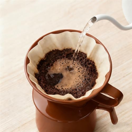 Ceramic Pour Over Coffee Dripper, V-Shaped Coffee Filter Cone - Image 2