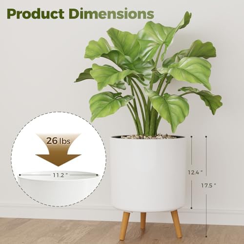 Bamworld Self Watering Pots for Indoor Plants with Water Level Indicator - Image 2