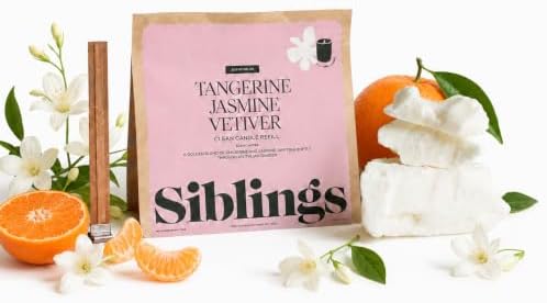 Siblings Candle Refill Kit No. 03, Tangerine Jasmine Vetiver by Siblings