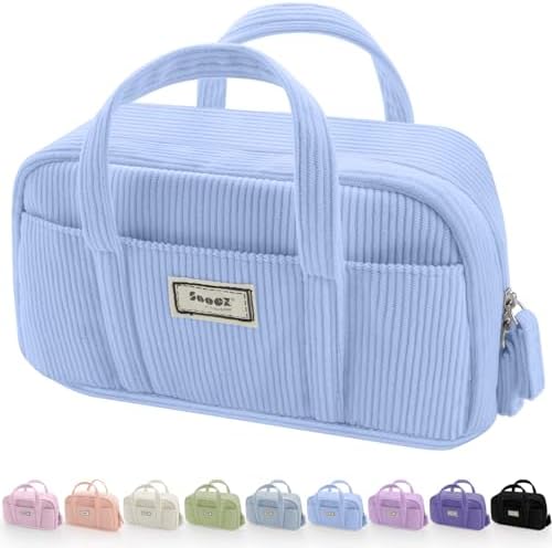 Sooez Large Pencil Case Pouch, Extra Big Pencil Bag with 5 Compartments by Sooez