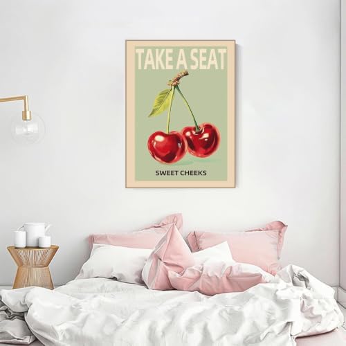 Pink Fruit Diamond Art Kits for Adults Cherry Diamond Painting Kit Beginner - Image 3