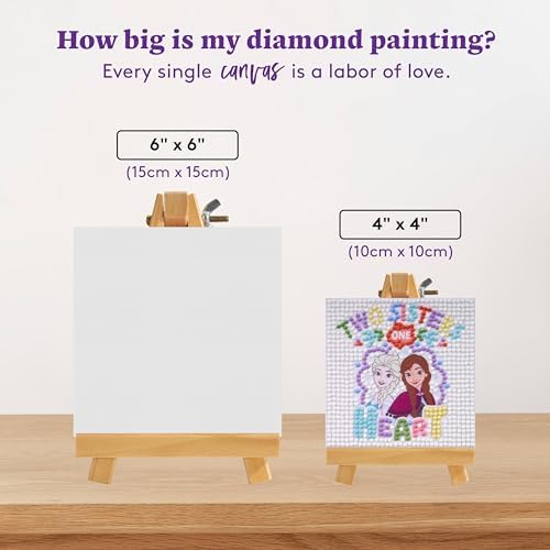 DIAMOND ART CLUB Mini Easels - Two Sisters One Heart Diamond Art Kits - Image 4