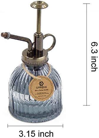 OFFIDIX Plant Mister Plant Water Spray Bottle, Vintage Style Gray 6.7 oz - Image 2
