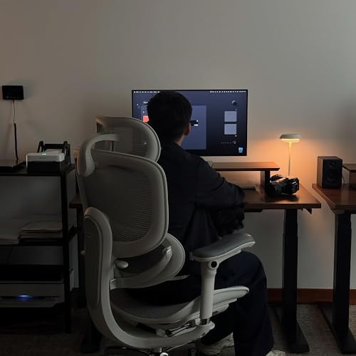Raico Desk Cockpit Shelf Monitor Stand System Dual Screen Setup Wood Large Desk Accessory Organizer Unit (Walnut, Medium v2 | 36 Inches) - Image 4