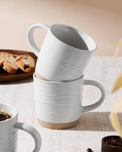 famiware Coffee Mugs Set of 6, 13 oz Mug Set, Ceramic Cup Set with Handle - Image 7