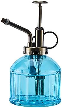 Glass Plant Mister Spray Bottle for Indoor, 6.7 oz - Ultra Fine Mist, Blue by Ebristar