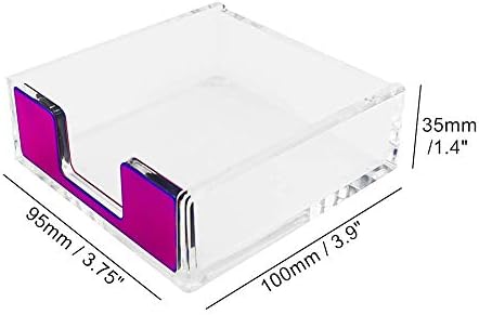 NatSumeBasics Rainbow Sticky Note Holder, Memo Holder Post Note Dispenser - Image 3