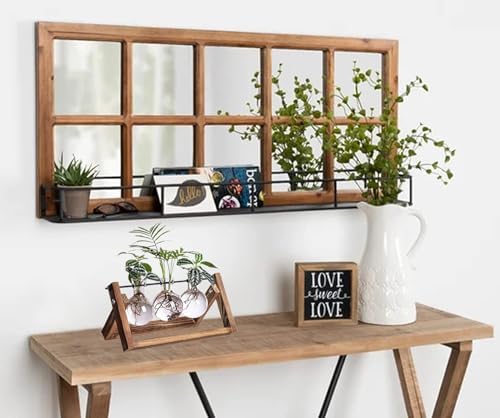 Kingbuy Plant Propagation Station, 3 Glass Bulb Vases with Wooden Stand - Image 2