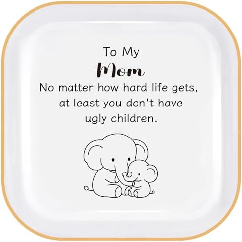 Elephant Gifts for Mom from Daughter or Son, Birthday Christmas Mom Gifts by PUDDINGCABIN