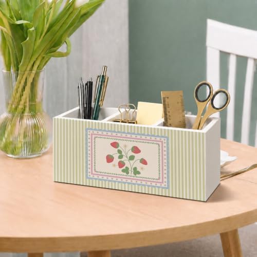 Cottagecore Strawberry Pen Pencil Holder for Desk - Image 6